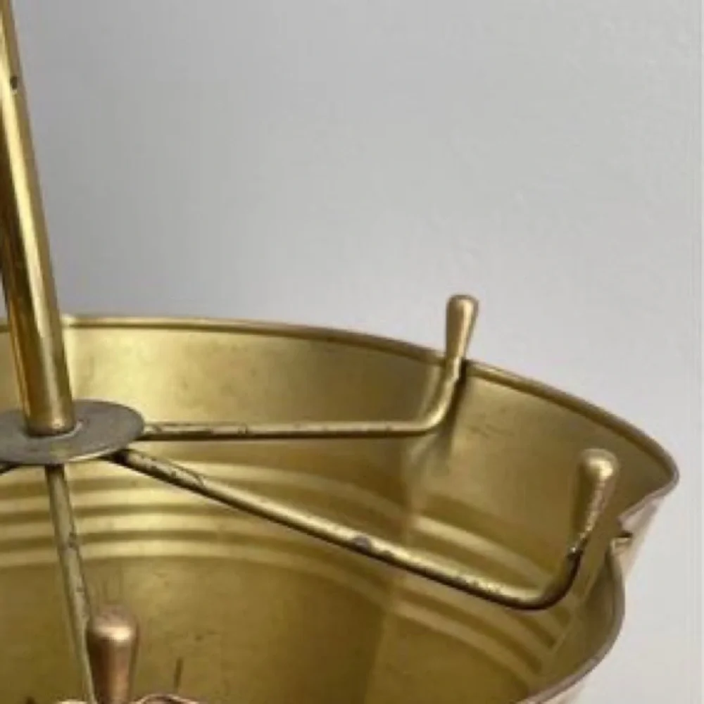 Mid-Century Brass Umbrella Stand, 1950s